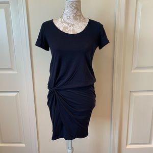 Theory Navy Cotton and Spandex Dress. Small/Petite